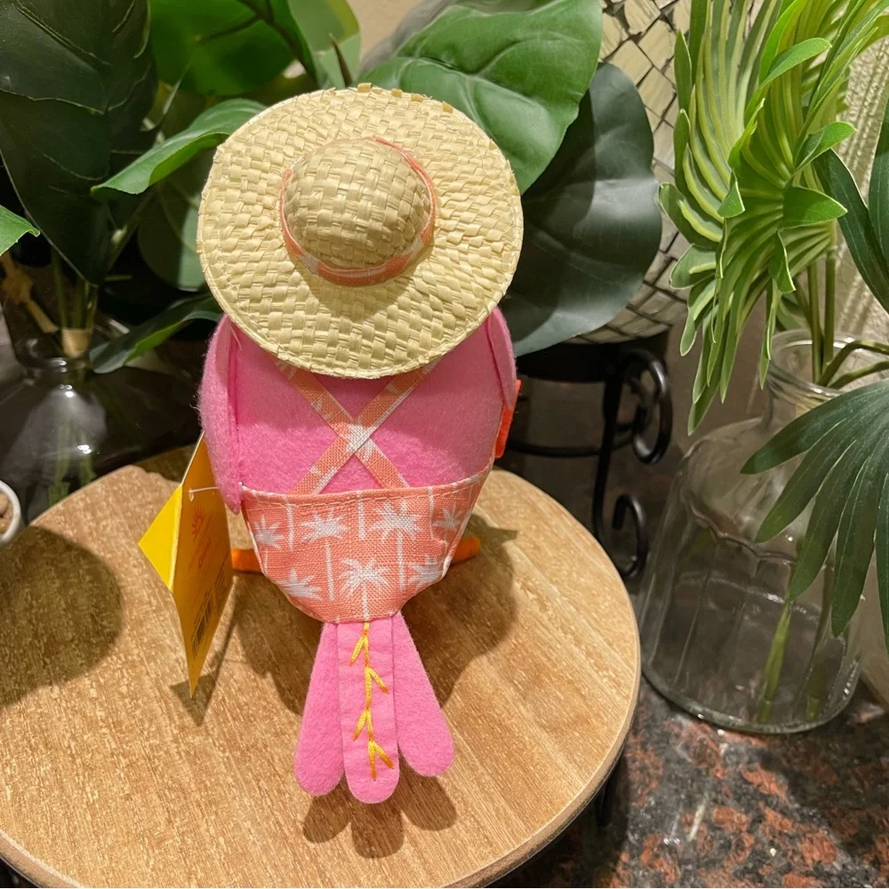 Target Sun Squad Summer Pink Fabric Beach Bird NWT